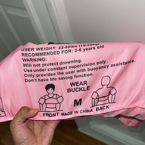 Kids Adjustable Swim Vest With Sleeves NWOT - Picture 6 of 6